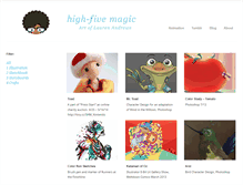 Tablet Screenshot of highfivemagic.com